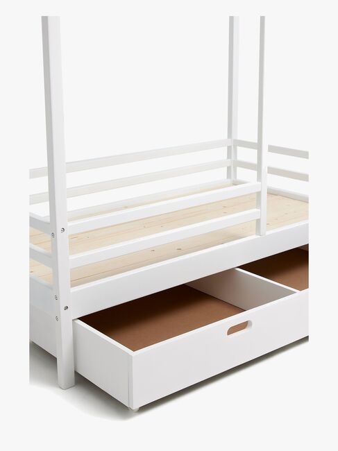 Minitude Nordic Jax Juniorseng 70x140 inkl. Sengeskuffe, Hvid