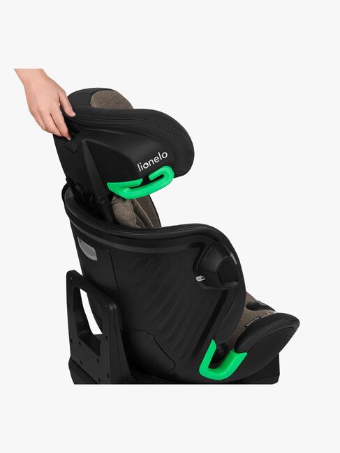 Lionelo Harmony i-Size Autostol, Green Olive Leather