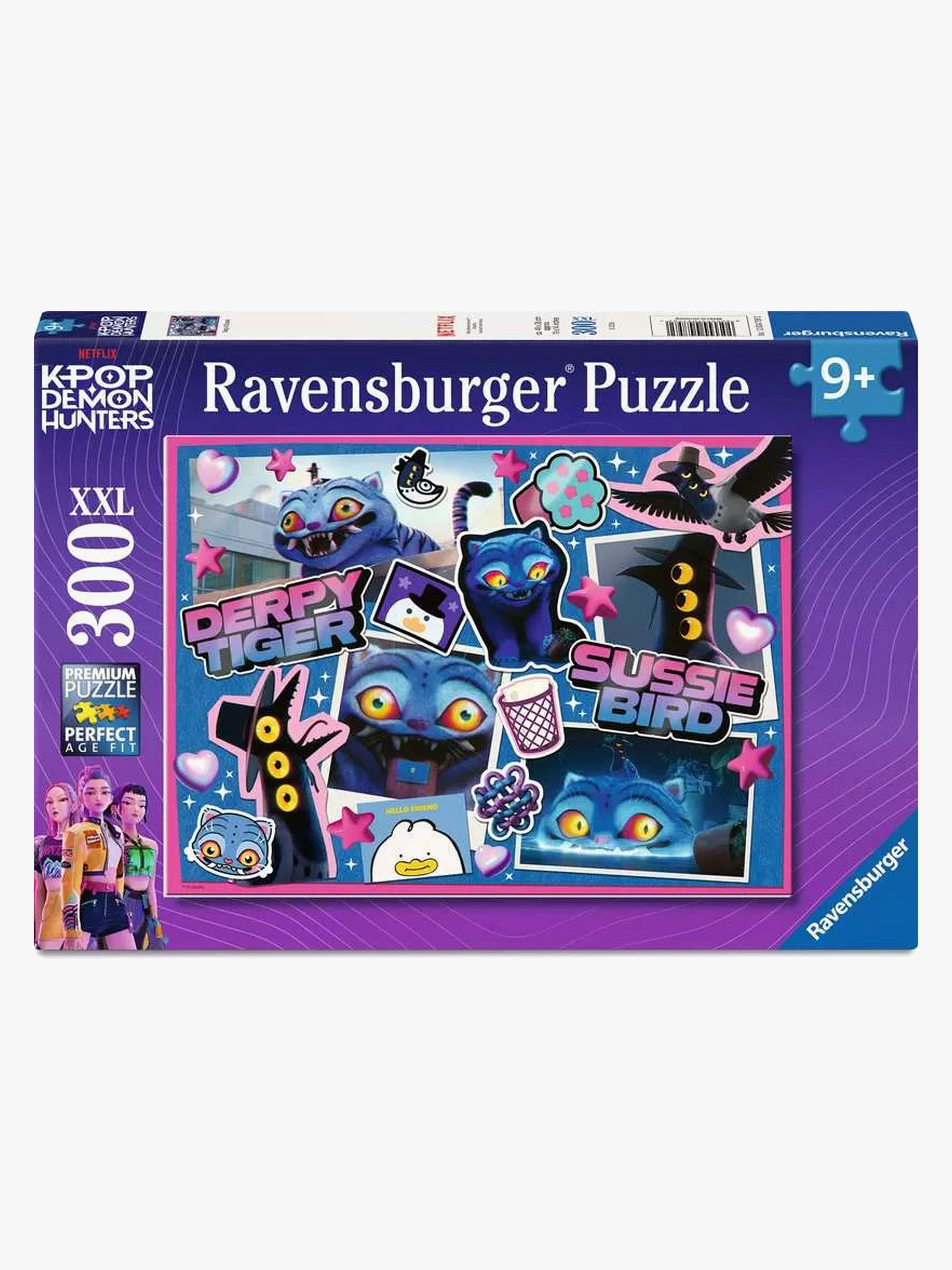 Ravensburger K-Pop Demon Hunters Puslespil XXL Derpy &  Sussie 300 Brikker