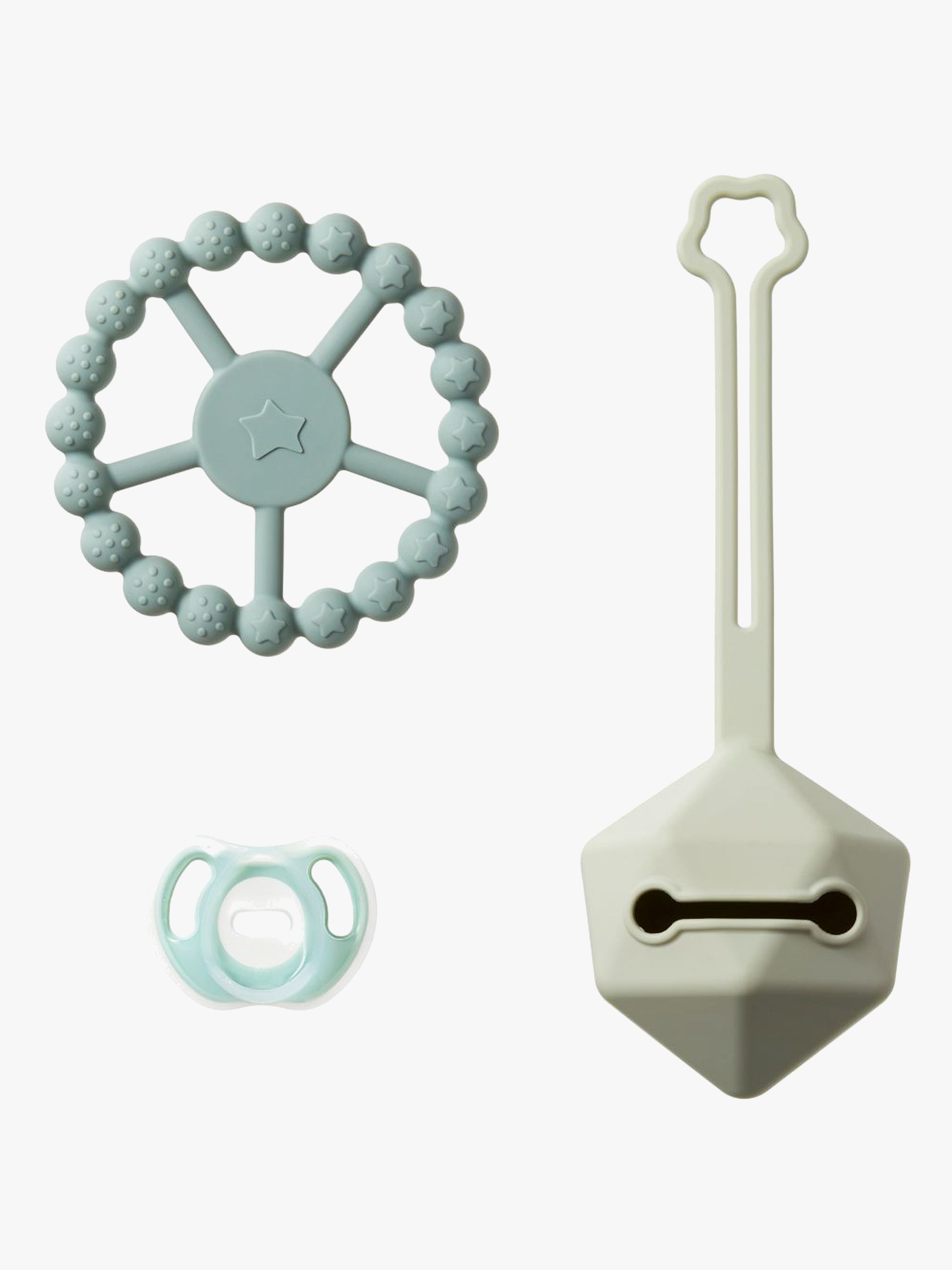 Tommee Tippee Sut & Bidering Gavesæt Silikone, Blå