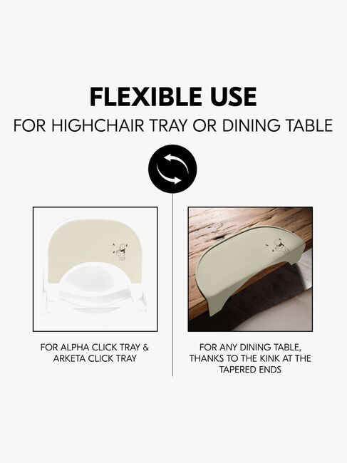 Hauck Dækkeserviet til Højstolsbakke, Pooh Dusty Beige