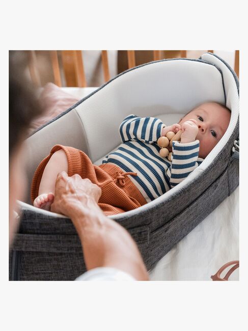 Doomoo Babynest/lift 3-i-1, Grå