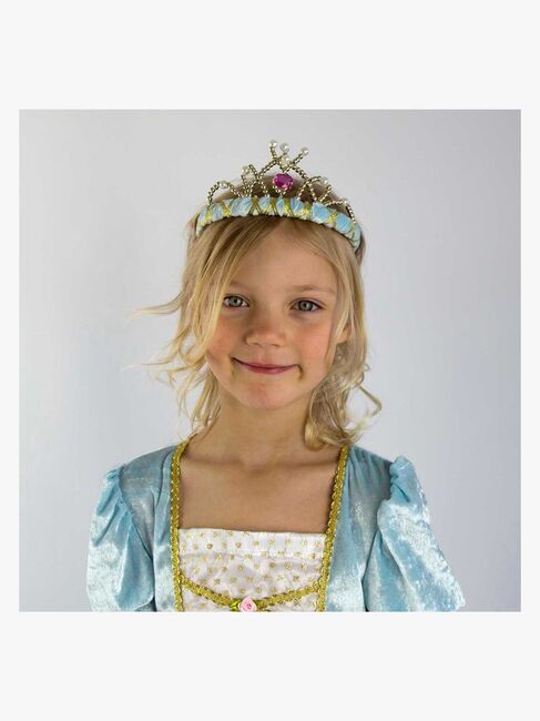 Den Goda Fen Kostume Tiara Velour Turkis