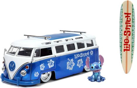 Jada Toys  Disney Lilo & Stitch Folkevognsbus med Stitch-figur 1:24