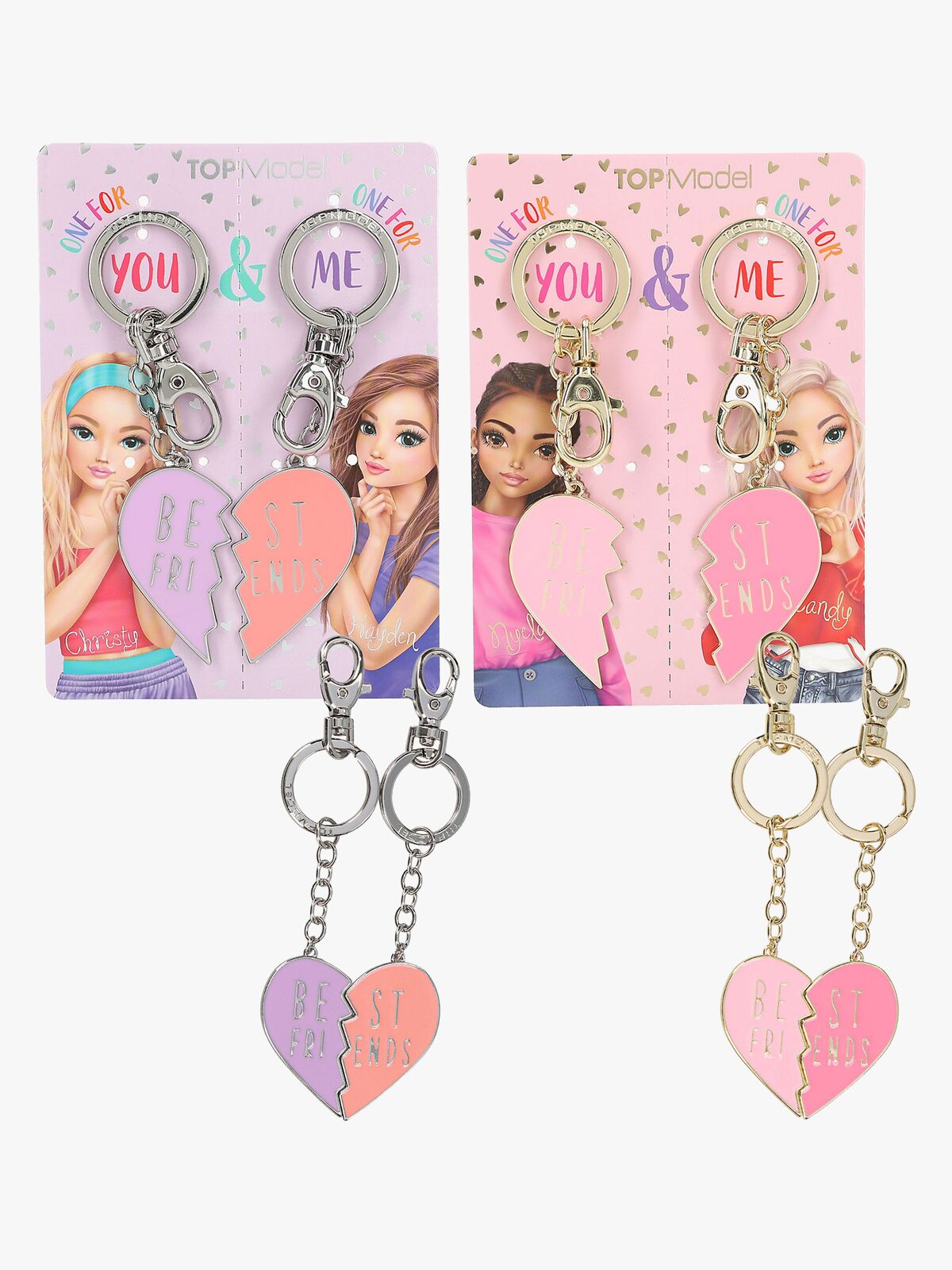 TOPModel Nøgleringe BFF 2-pak, Blandet