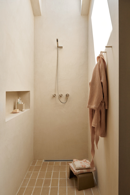 LIEWOOD Bertha Badekåbe Stripe, Tuscany Rose/Creme de la Creme