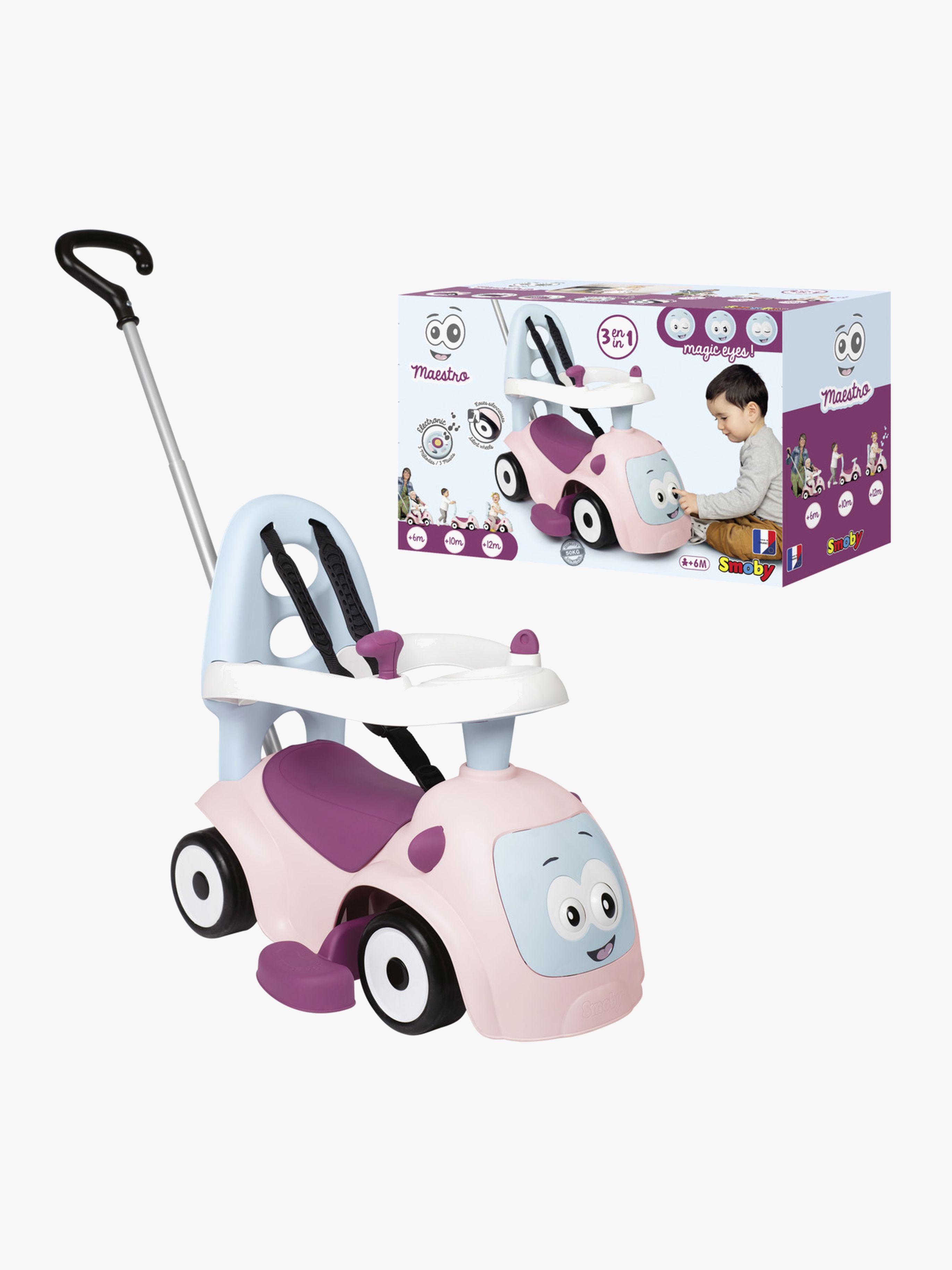 Smoby Maestro Gåbil, Lyserød