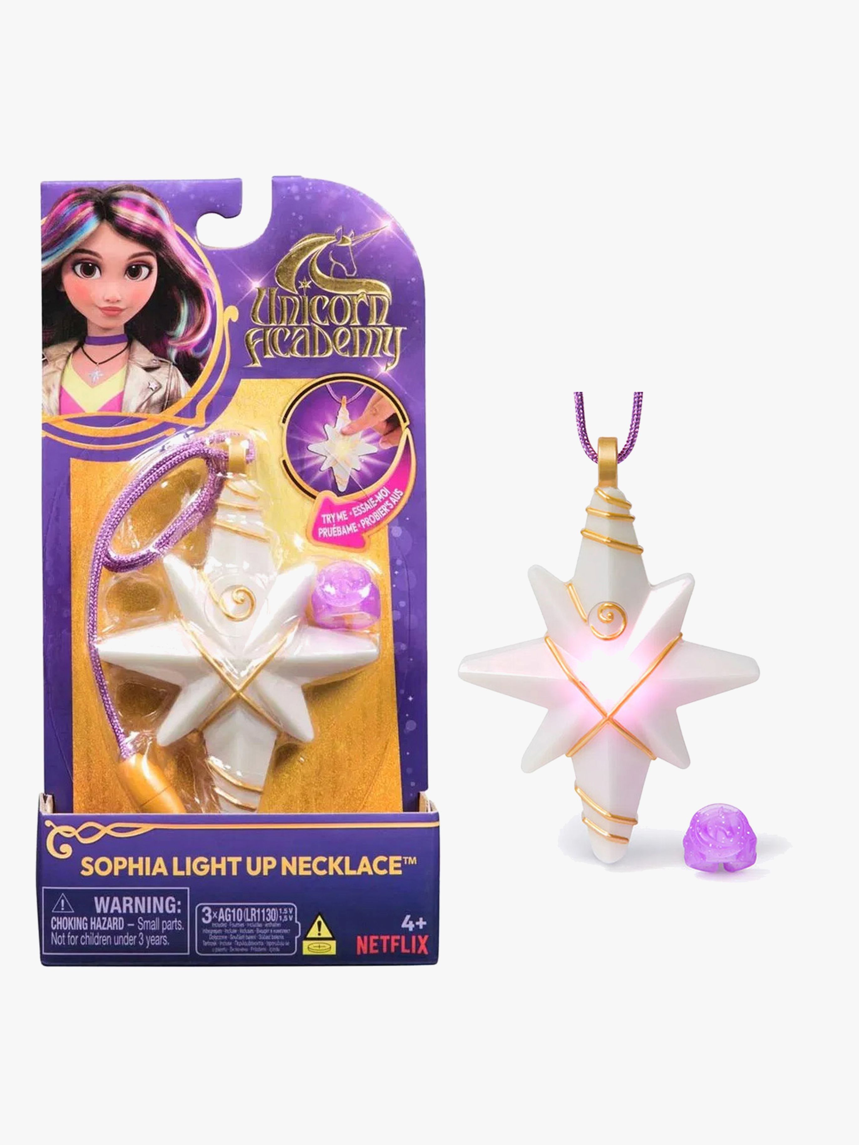 Unicorn Academy Tilbehørssæt Sophia's Light Up Necklace &  Ring
