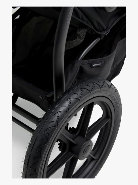 Beemoo Activity Twin Søskendevogn, Black/Dark Grey