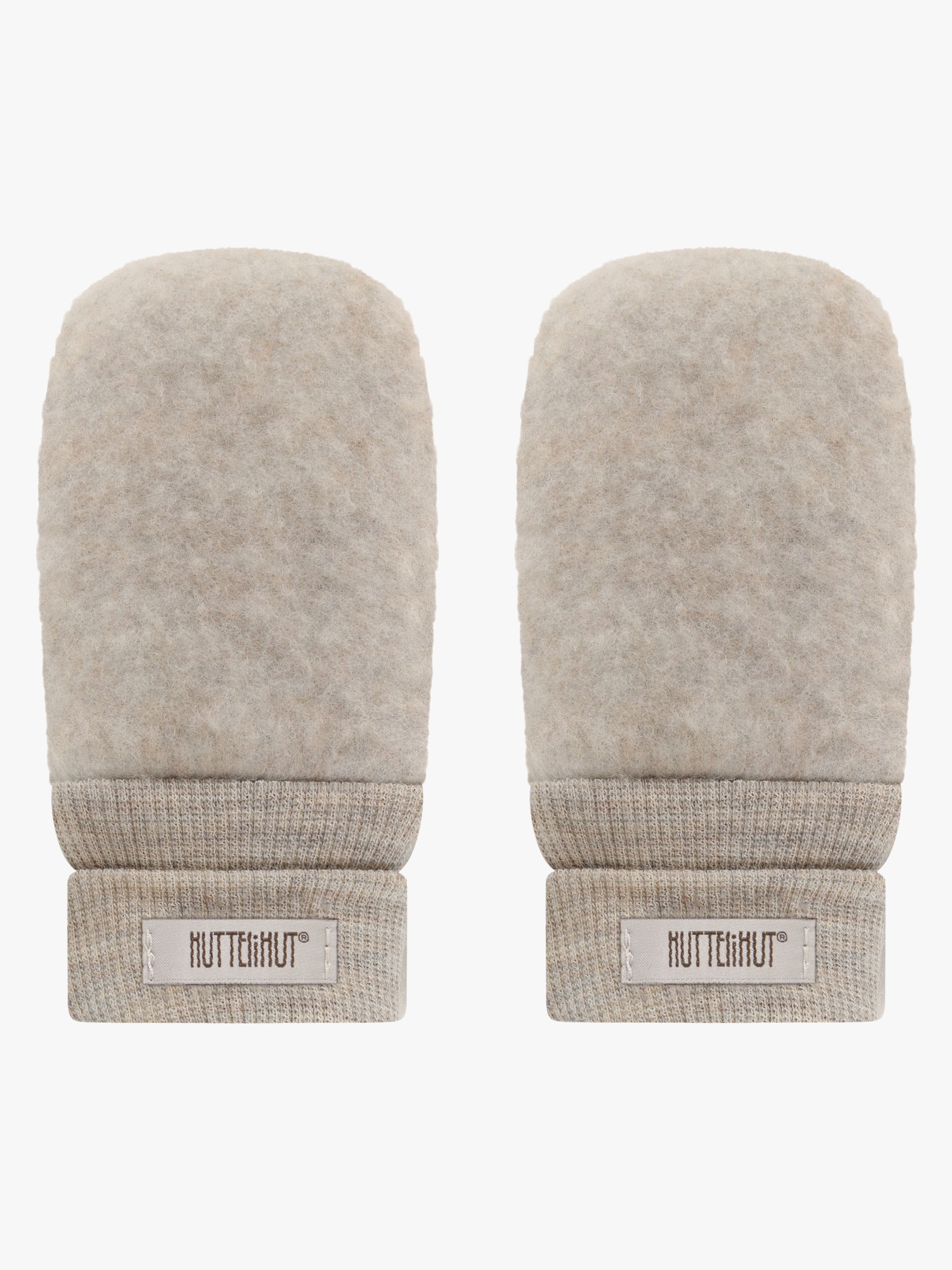 Huttelihut Vanter Uldfleece Merino, Camel Melange, 50-56