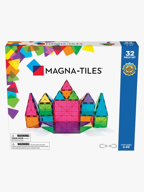 MAGNA-TILES Clear Colours Byggesæt 32 Dele