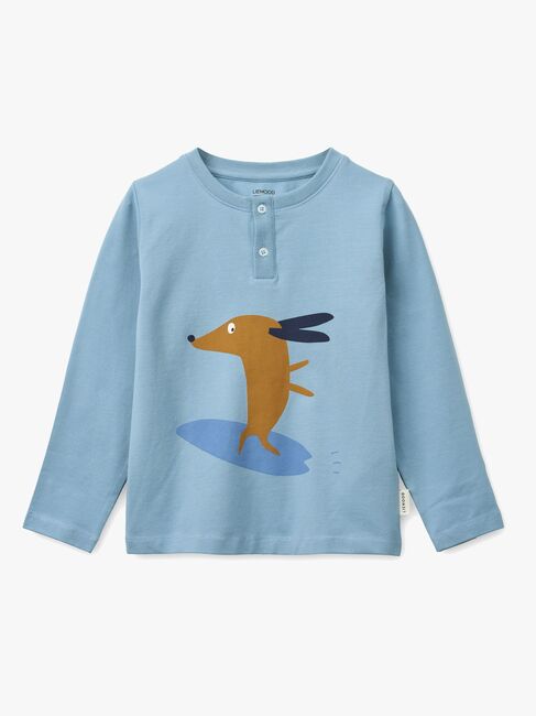 LIEWOOD Wilhelm Pyjamassæt, Dog/fun/beach blue/mix