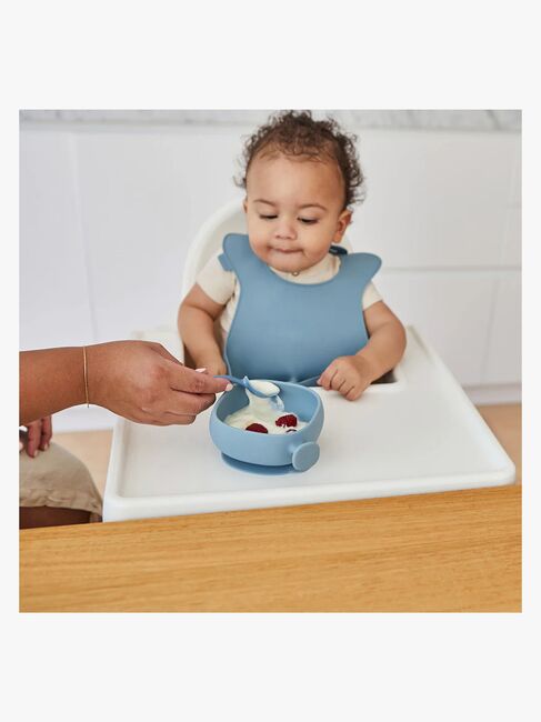 b.box Skål med Låg Silikone, Ocean