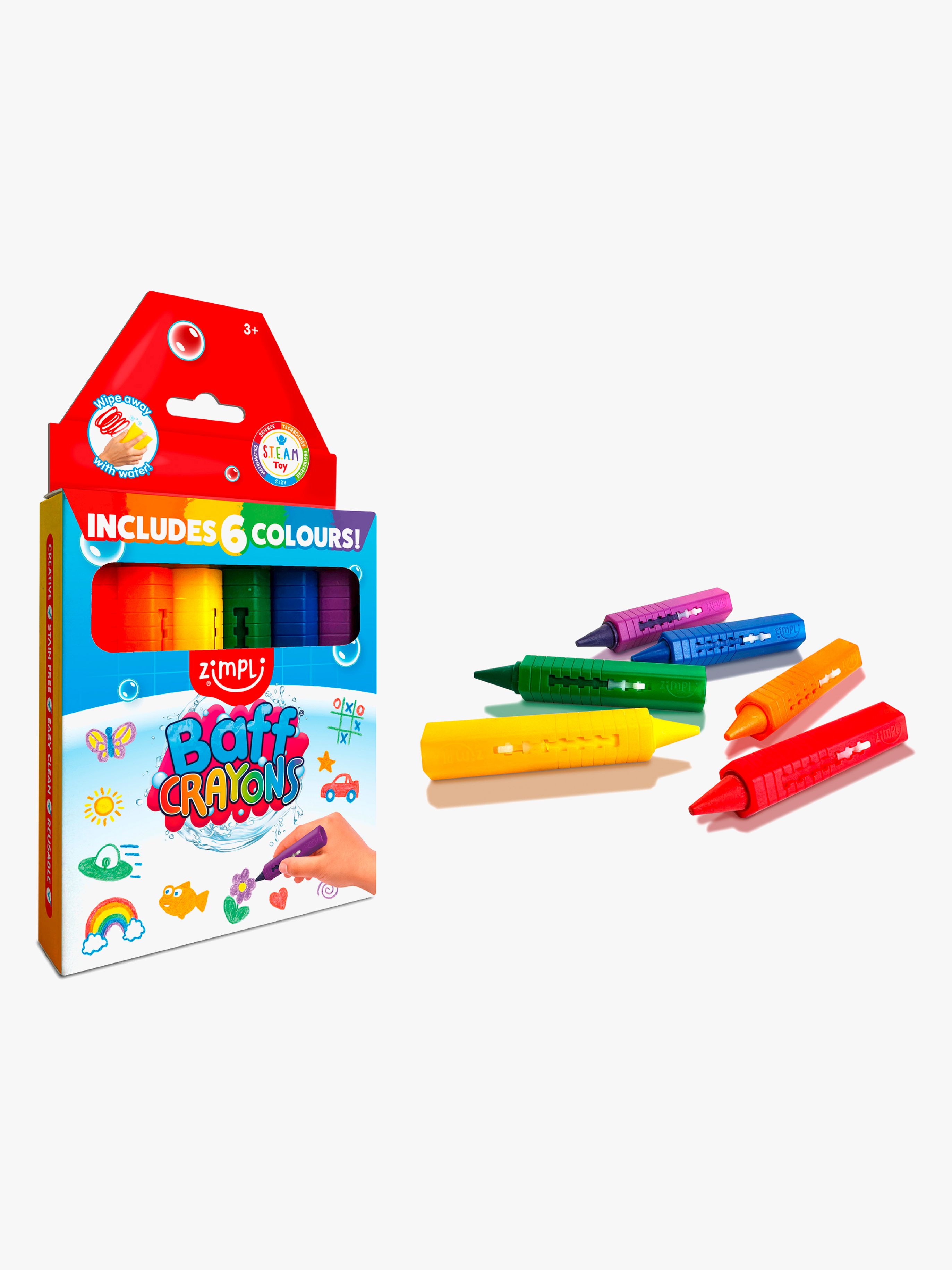 Zimpli Kids Badekridt 6-pak