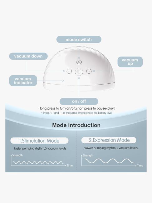 Beemoo CARE Wearable Elektrisk Brystpumpe Single