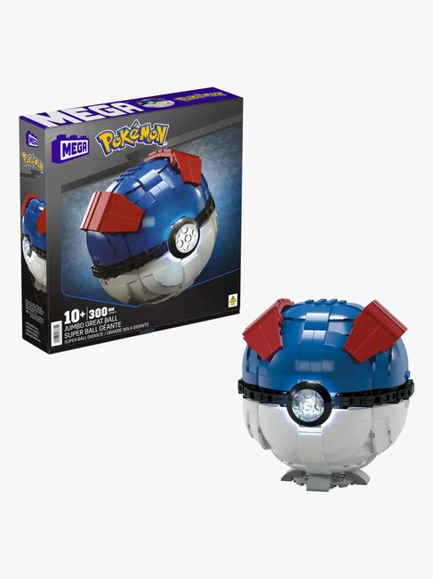 Mega Pokémon Byggesæt Jumbo Great Ball, 299 dele