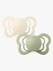 BIBS Couture Sut 2-pak Latex Str 2, Ivory/Sage