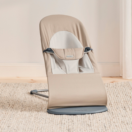 BabyBjörn Balance Soft Skråstol Woven, Khaki/Beige