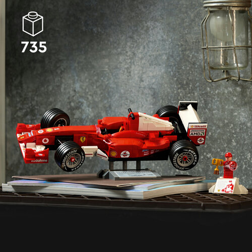 LEGO Icons 11375 Ferrari F2004 og Michael Schumacher