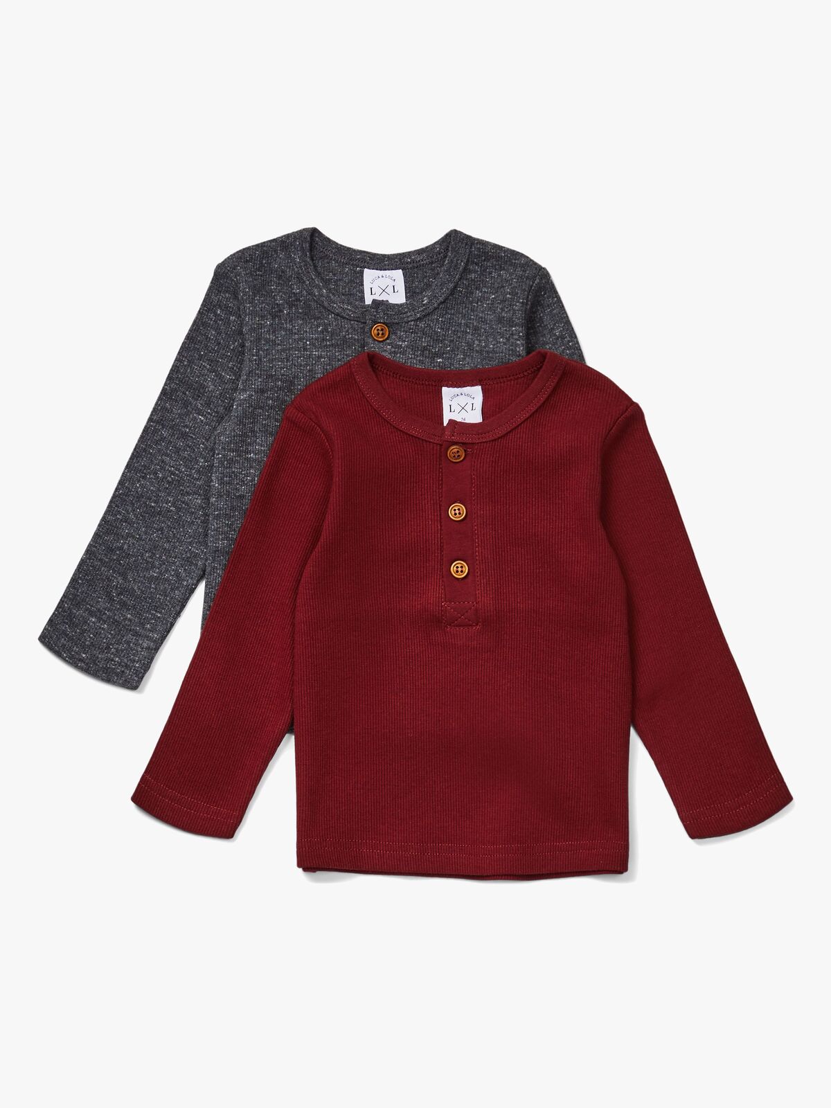 Luca & Lola Rocco Bedstefartrøje 2-pak, Grey 