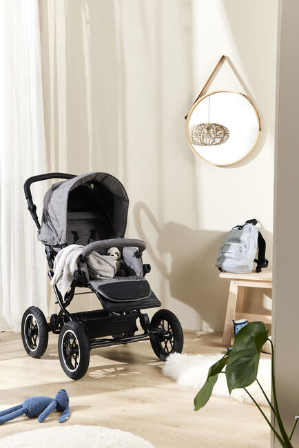 Petite Chérie Solide+ Klapvogn, Grey Melange