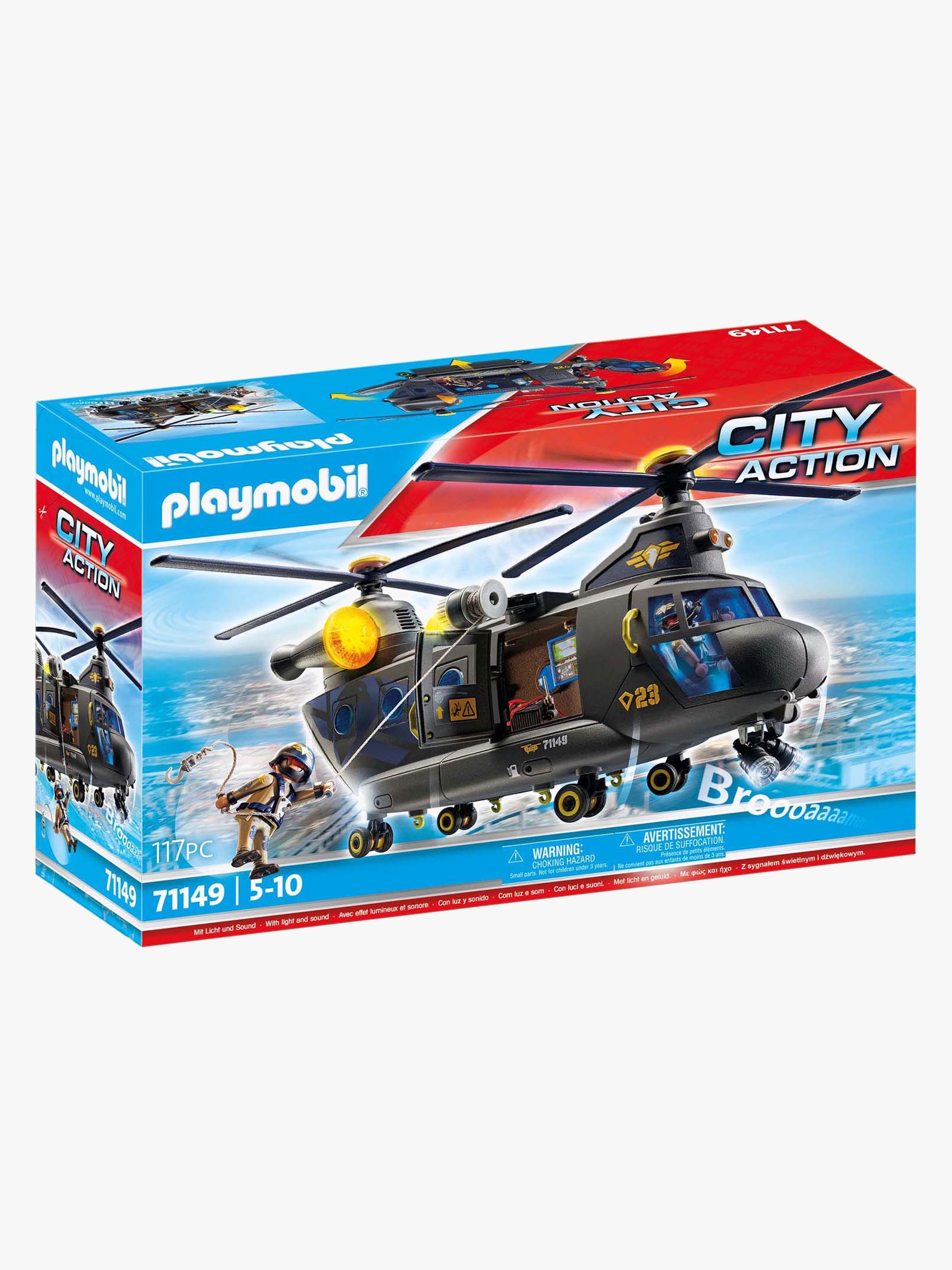 Playmobil 71149 City Action Byggesæt SWAT-redningsflyver