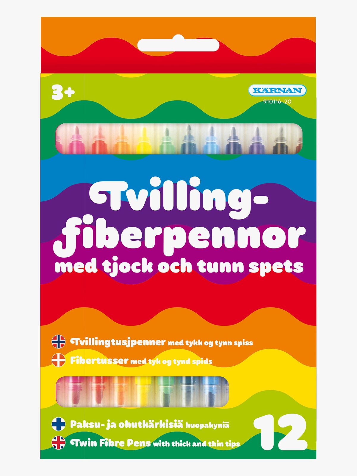 Egmont Kärnan Tuscher Tvilling 12 stk