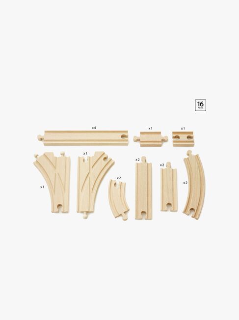 BRIO World 33402 Skinnesæt 16 Dele