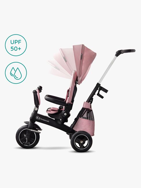 Kinderkraft Trehjulet Cykel Easytwist, Lyserød