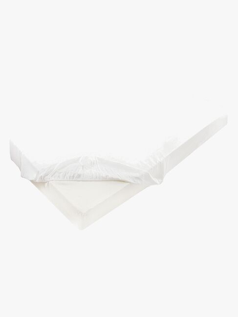 BabyMatex Hygienic Jersey Vandtæt Stræklagen til Juniorseng 80 x 160 cm, Hvid