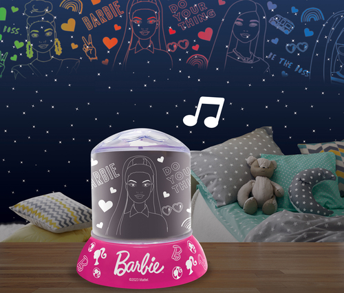 Barbie Natlampe med Projektor & Højttaler
