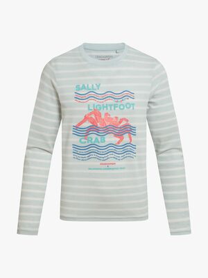 Craghoppers NosiLife Cruz  Insektafvisende Langærmet Trøje, Nimbus Blue Stripe