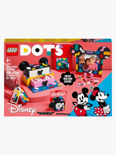LEGO DOTS 41964 Mickey Mouse og Minnie Mouse skolestart-projektæske
