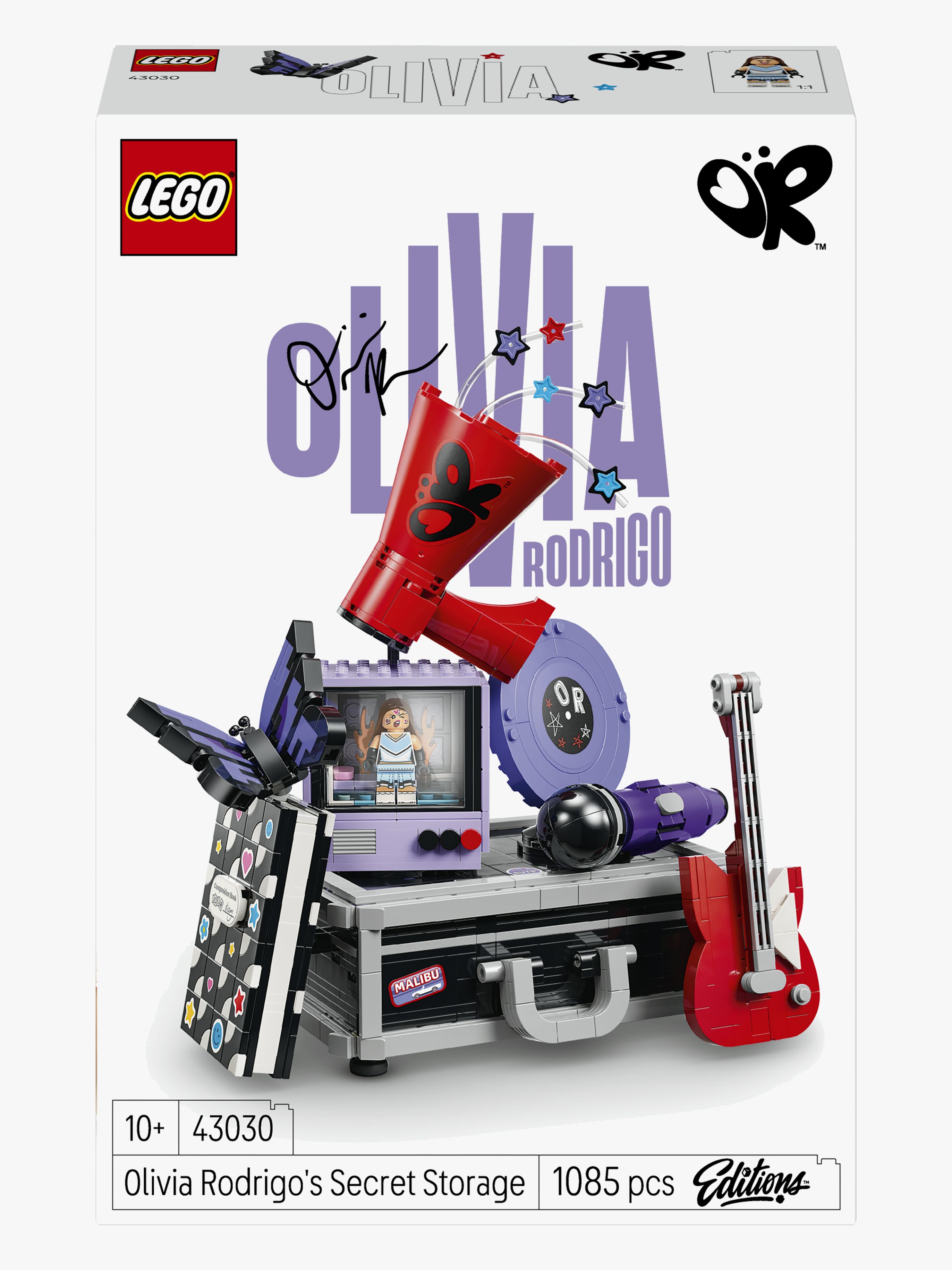 LEGO Editions Music 43030 Olivia Rodrigos hemmelige kuffert