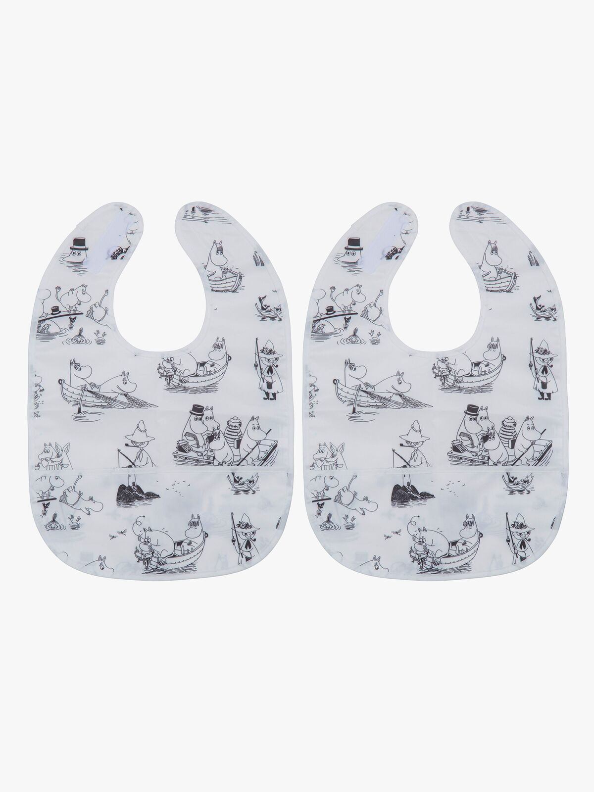 Mumitroldene Hagesmæk 2-pak, Sort/Hvid