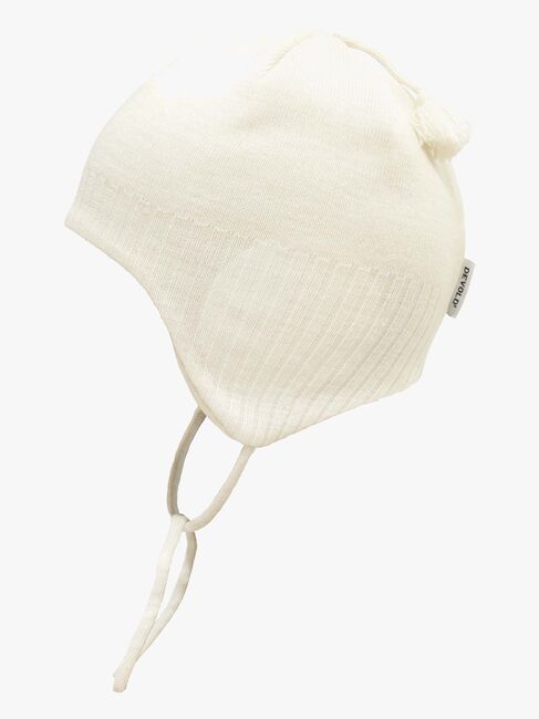 Devold HILDRE MERINO BEANIE BABY Hue, Offwhite