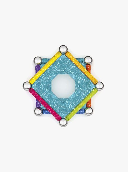 Geomag Glow & Glitter Panels Byggesæt 2-pak 47 Dele