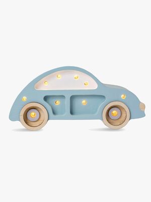 Little Lights Mini Lampe Bil, Retro Blue