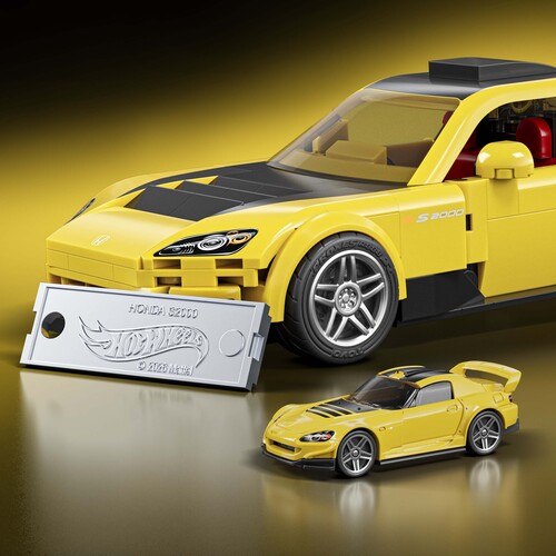 Mattel Brick Shop Hot Wheels Byggesæt Speed Series '07 Honda S2000