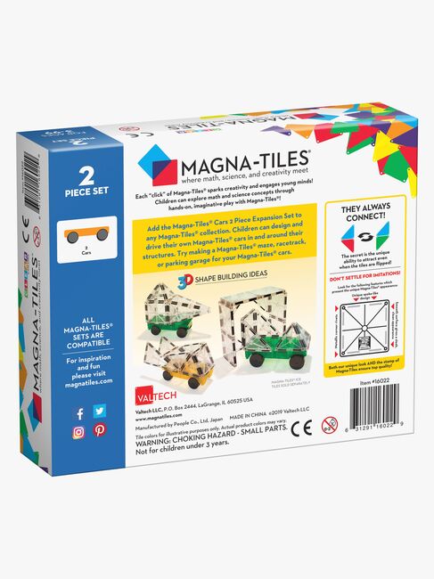 MAGNA-TILES Biler Byggesæt 2 Dele