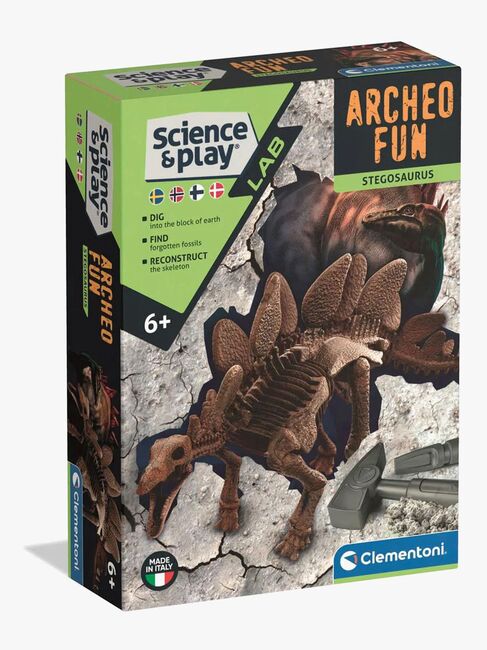 Clementoni Science & Play Udgravningssæt Stegosaurus