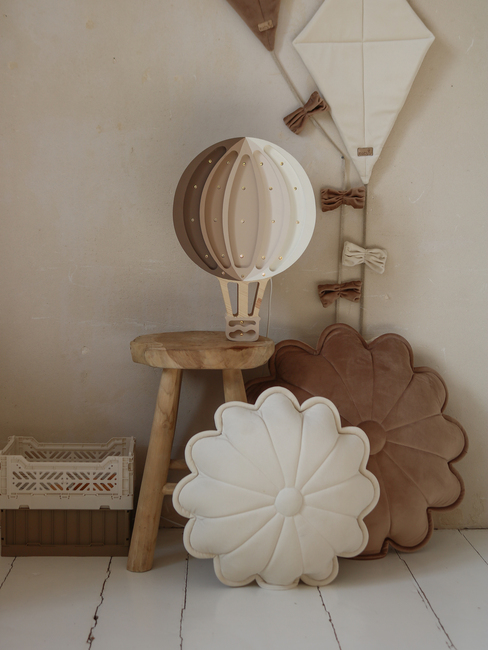 Little Lights Lampe Balloner, Cappucino Rainbow