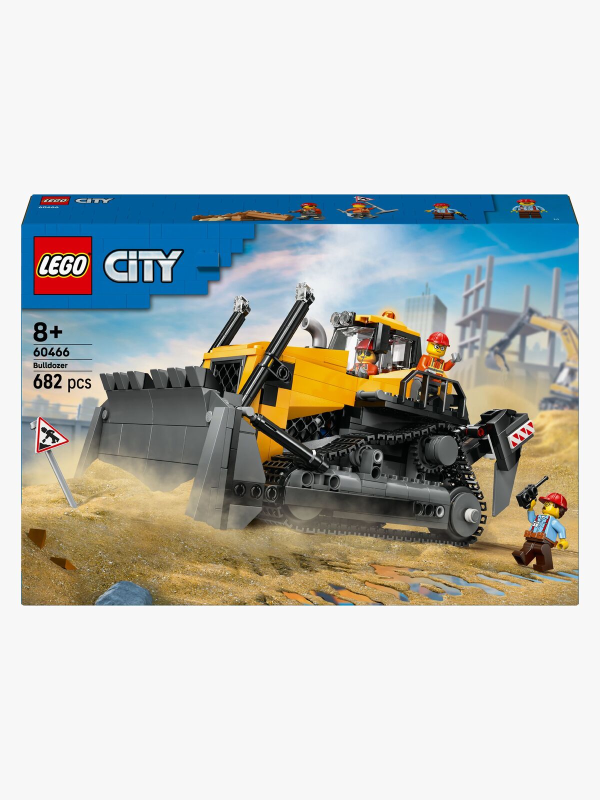 LEGO City 60466 Gul bulldozer