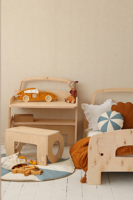 Little Lights Lampe Racerbil, Mustard