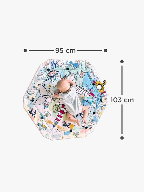 Kinderkraft Smartplay Sea Aktivitetstæppe, Multicoloured