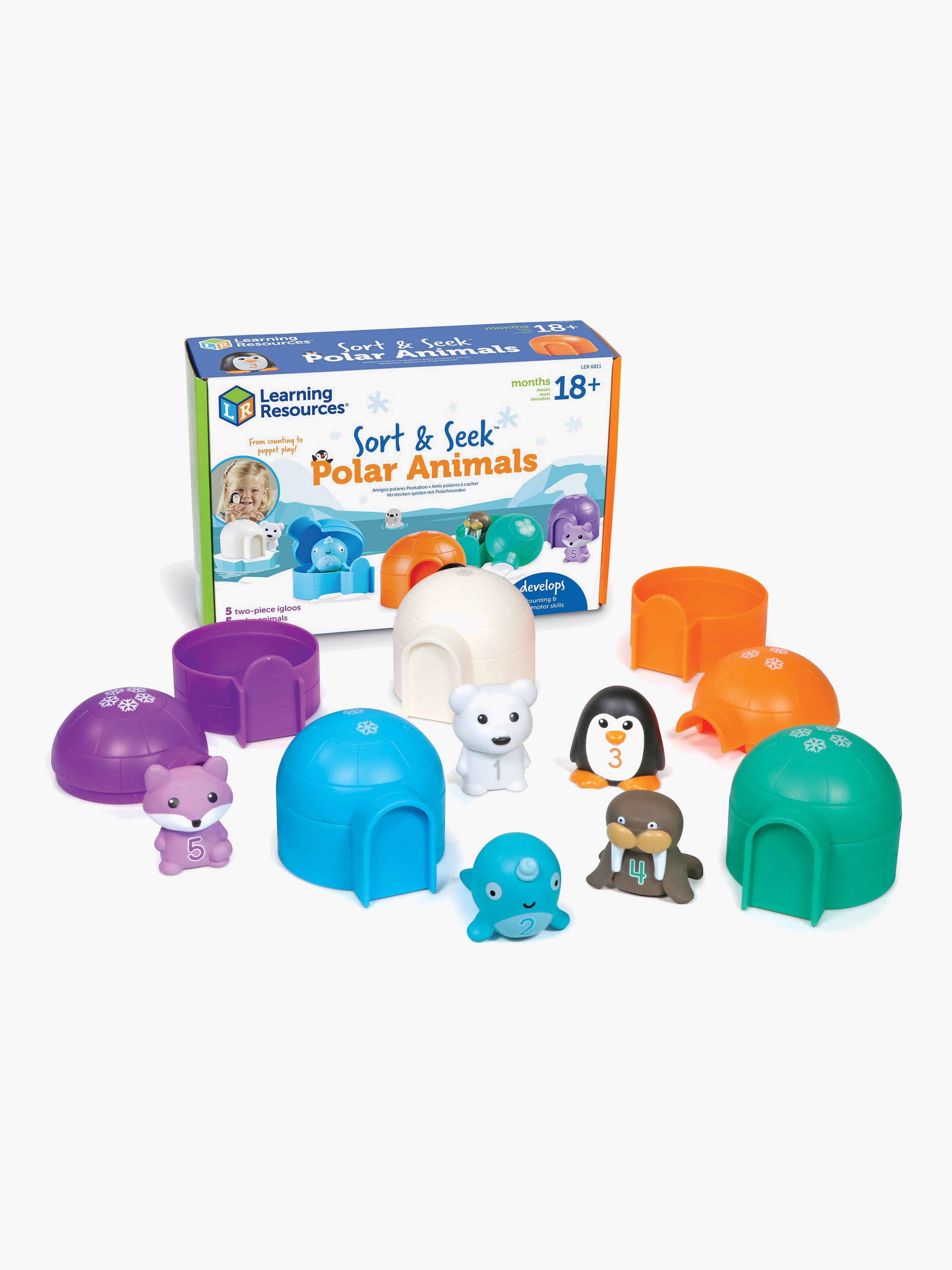 Learning Resources Legetøjspakke Sort & Seek Polar Animals
