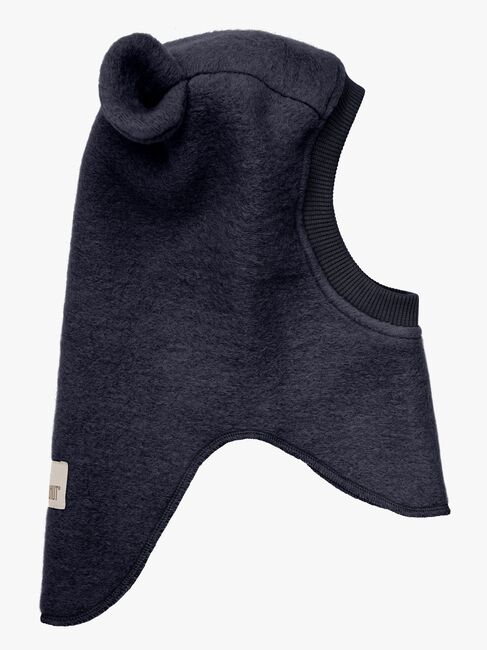 Huttelihut Elefanthue Merinould med Ører, Dark Navy