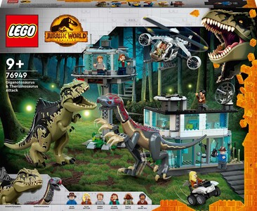 LEGO Jurassic World 76949 Giganotosaurus Og Therizinosaurus-Angreb