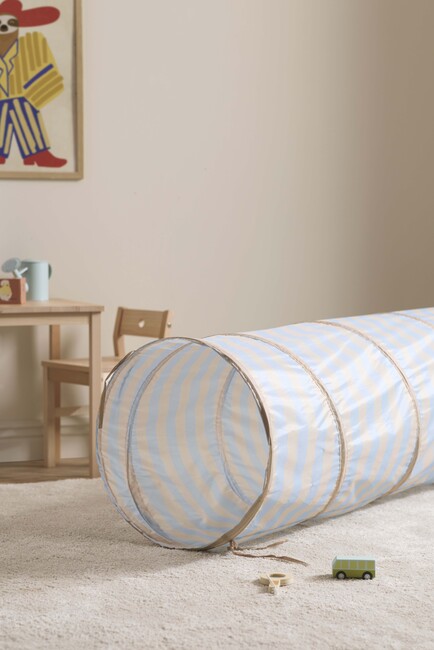 Kid's Concept Legetunnel Stribet, Blå