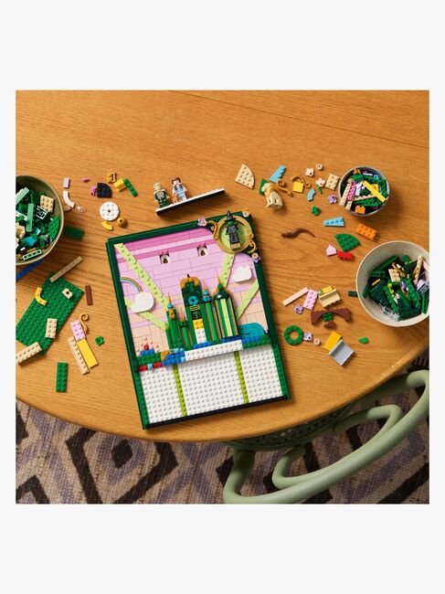 LEGO Wicked 75685 Emerald City-vægkunst